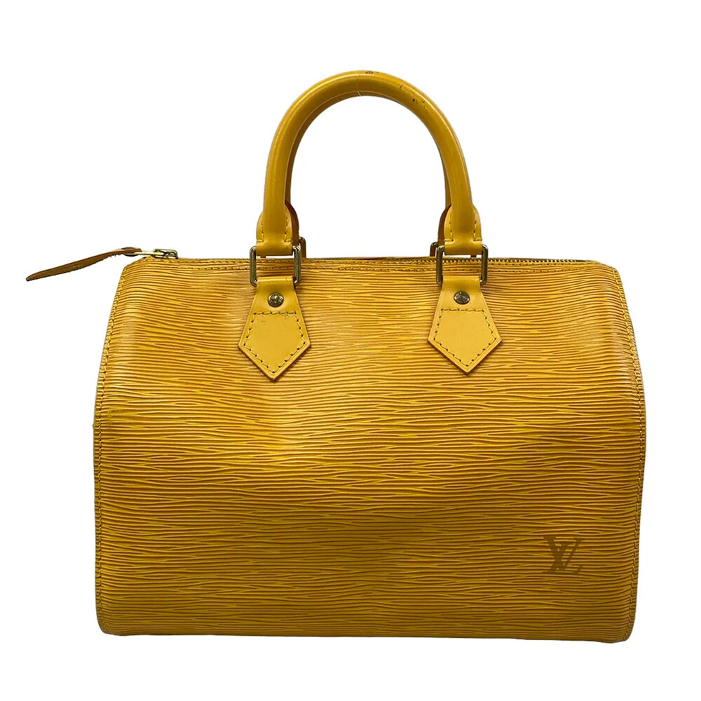 Louis Vuitton Speedy 25 Jaune Epi #334469L98B